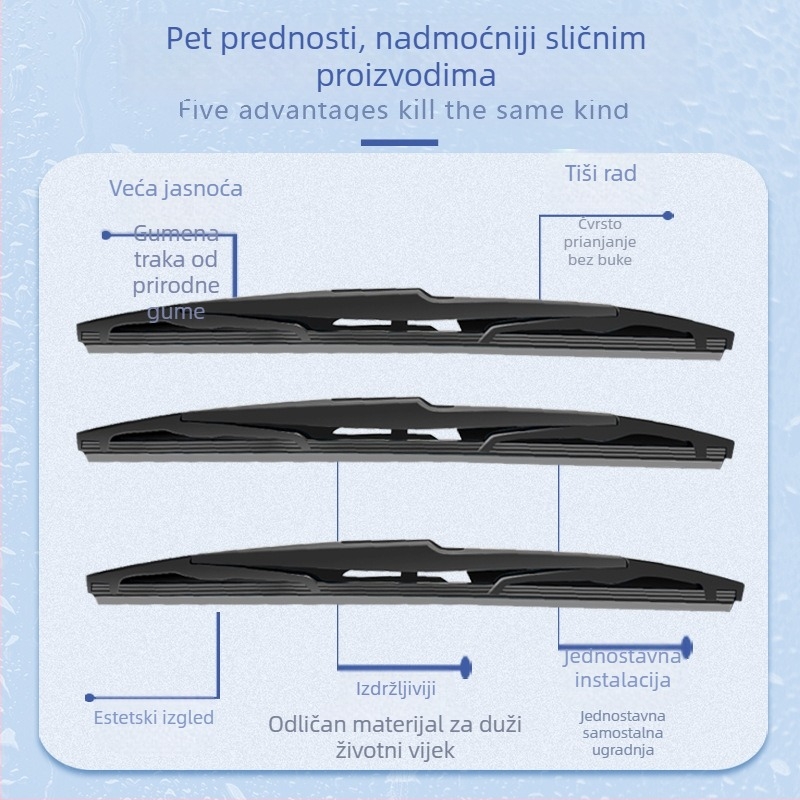 Stražnji brisač za specifične modele automobila