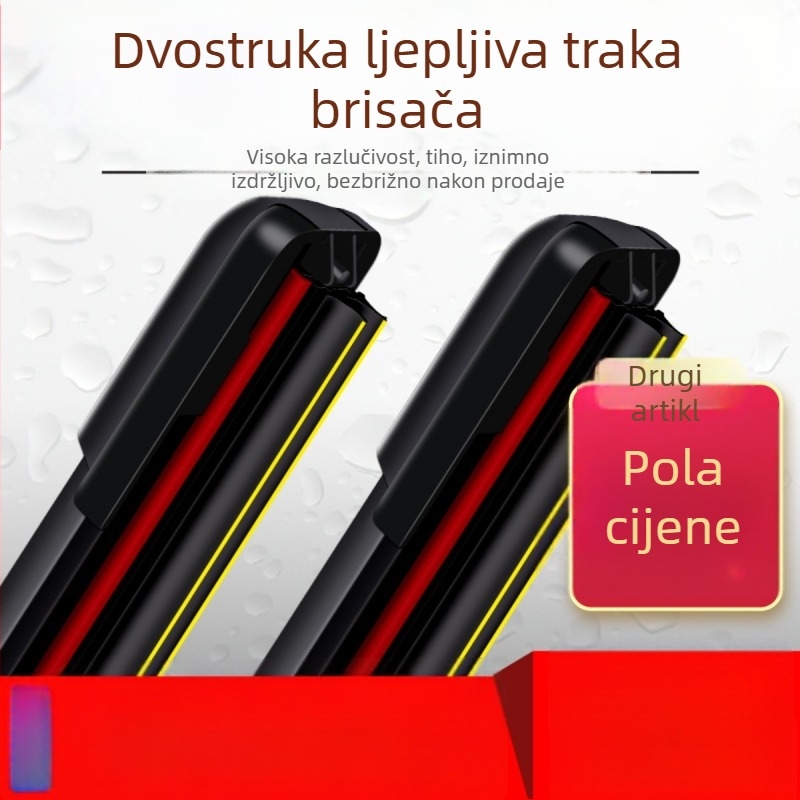 Dvostruka gumena četka za brisače kompatibilna s Ford Focus Classic, Kuga, EcoSport i Fiesta