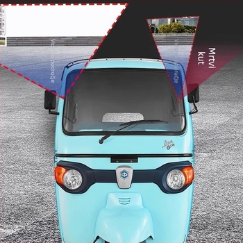 Retrovizor za automobil, ravno ogledalo, staklo, plastični poklopac, kompatibilno s općim vozilima, brend Friendly