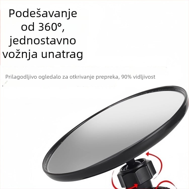 Retrovizor za automobil, ravno ogledalo, staklo, plastični poklopac, kompatibilno s općim vozilima, brend Friendly