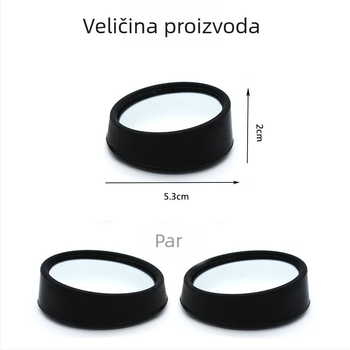 Automobilsko stražnje ogledalo, Model 400, Ravno ogledalo, Plastično ogledalo, Stakleni pokrov