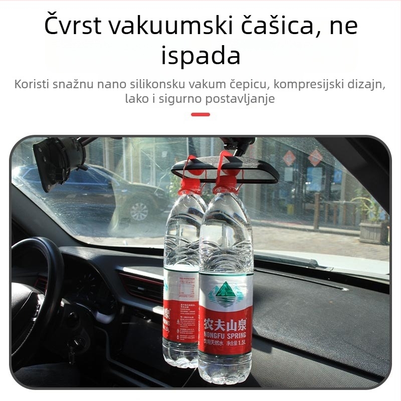 Automobilski endoskop s usisnom čašom, unutarnji retrovizor, ravno staklo ogledalo, za zatvorene automobile