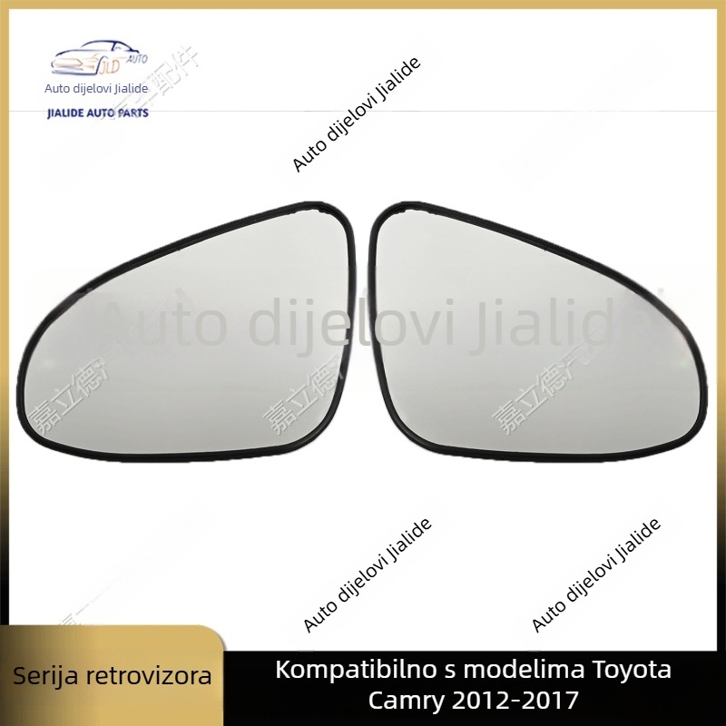 Stražnje retrovizor Toyota Camry (2012-2017), sferično staklo ogledalo, TY-001L, brenda JLD
