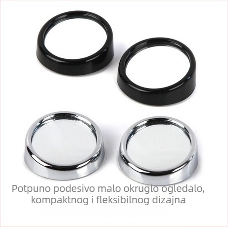 Zadnji retrovizor s rotirajućim zrcalom za mrtve kutove, sferično staklo, model 012