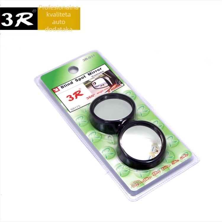 Zadnji retrovizor s rotirajućim zrcalom za mrtve kutove, sferično staklo, model 012