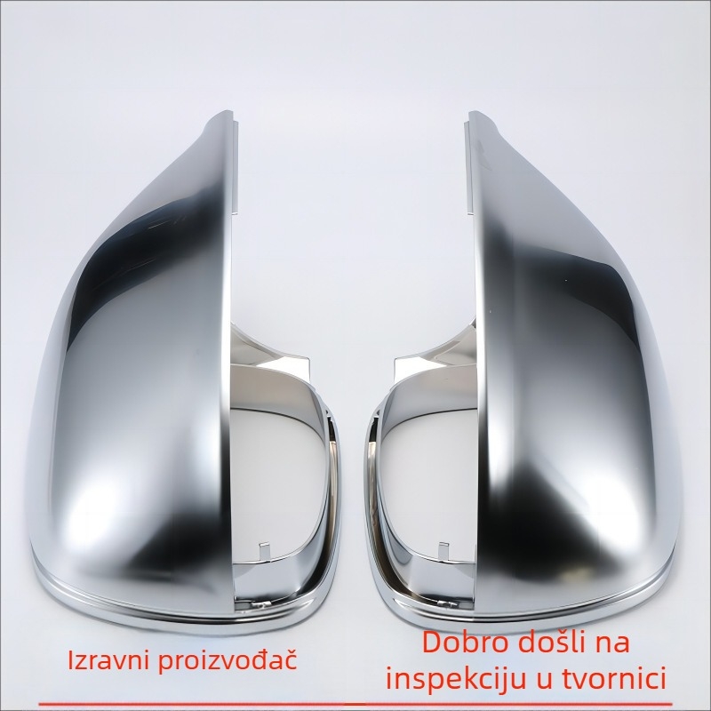 Kućište retrovizora DZYR011 za Audi Q5/SQ5/Q7/SQ7, ABS kućište, kromirano ogledalo