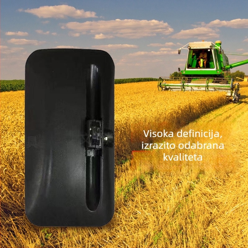 Zadnje ogledalo za Dongfeng strojeve, model 140-2, ravno ogledalo, plastično kućište, pokrov polipropilen
