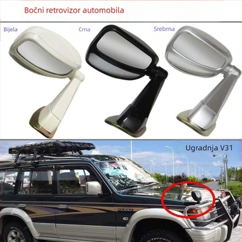 Che Le V-8 SUV retrovizor, sferično staklo ogledalo, ABS poklopac