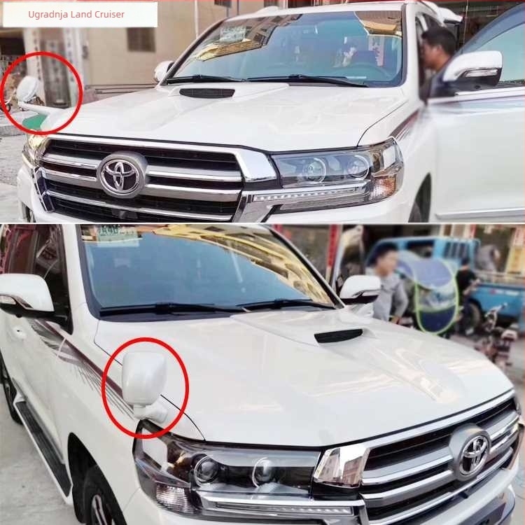 Che Le V-8 SUV retrovizor, sferično staklo ogledalo, ABS poklopac