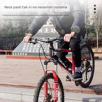 Zadnje ogledalo za električni bicikl, podesivo, sferično ogledalo, plastični poklopac, kompatibilno s univerzalnim električnim biciklima