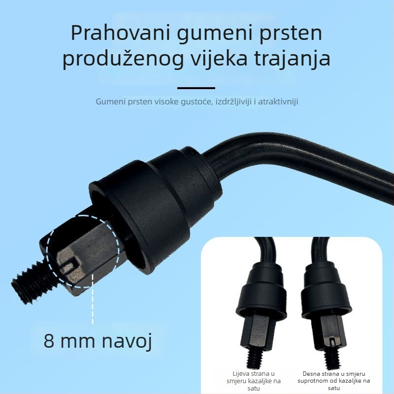 Stražnji ogledalo za Taoling električno vozilo, 8 mm lijevo-desni kut, povratno ogledalo, reflektirajuća površina