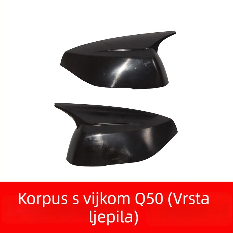 Poklopac retrovizora s oblikom roga za Infiniti Q50L, Q60, QX30 – ABS
