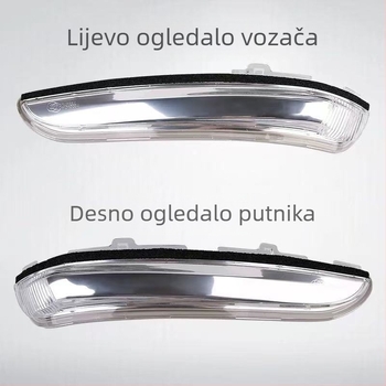 Poklopac svjetla retrovizora za Peugeot 301 2008 – modeli 1610811580 i 1610811480; kućište: plastika; ogledalo: staklo