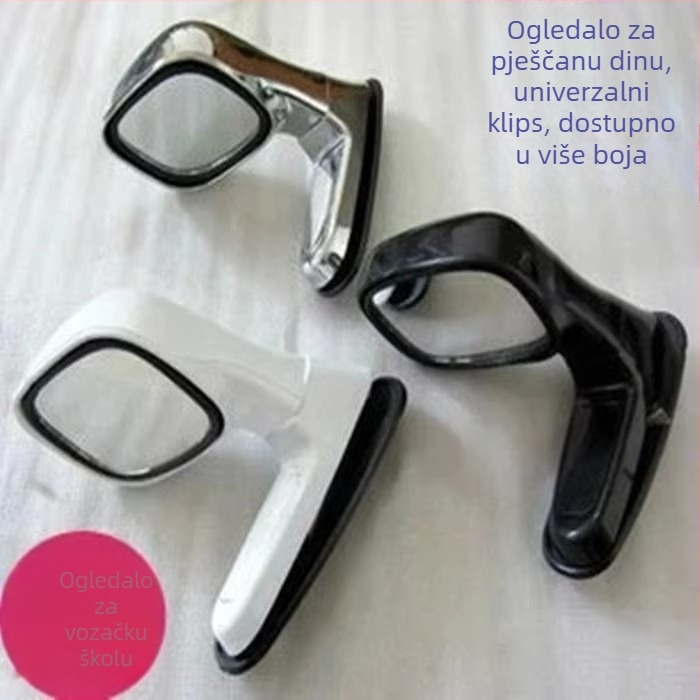 Zadnje ogledalo 089, ogledalo s dvostrukom krivinom, plastični pokrov, Marka Three Ya