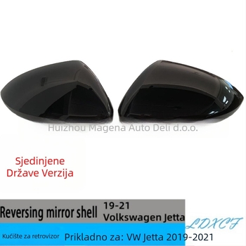 Kryt retrovizora za VW Jetta 2019–2025 – ABS, zakrivljeni ogledalo, gornji poklop lijevi/desni, Magnat
