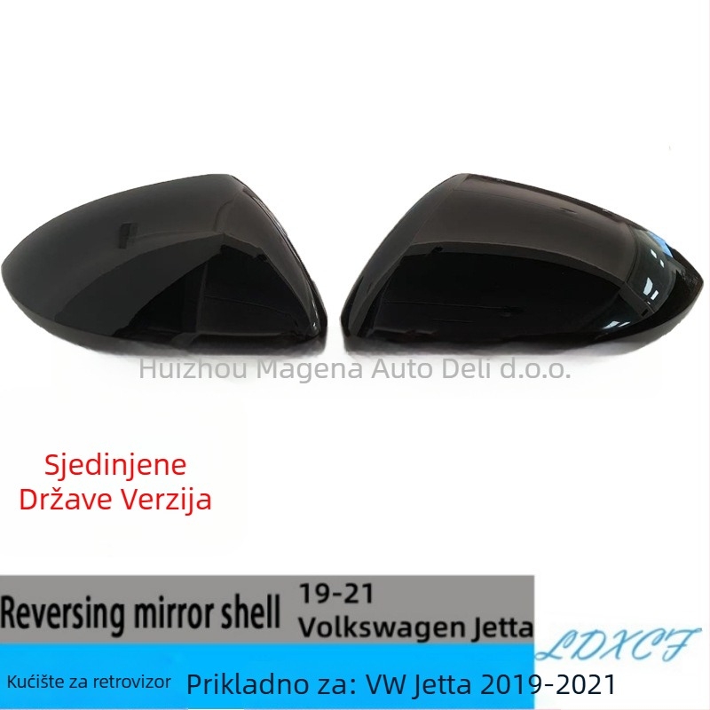 Kryt retrovizora za VW Jetta 2019–2025 – ABS, zakrivljeni ogledalo, gornji poklop lijevi/desni, Magnat