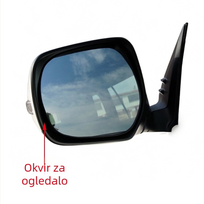 Okvir retrovizora za Toyota Prado/Land Cruiser (2010–2021), ABS kućište i ogledalo, sferni ogledalo, 12V kompatibilno