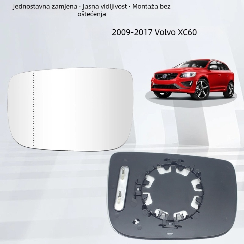 Grijano staklo retrovizora za Volvo XC60 (2009–2017), zamjena lijevog i desnog
