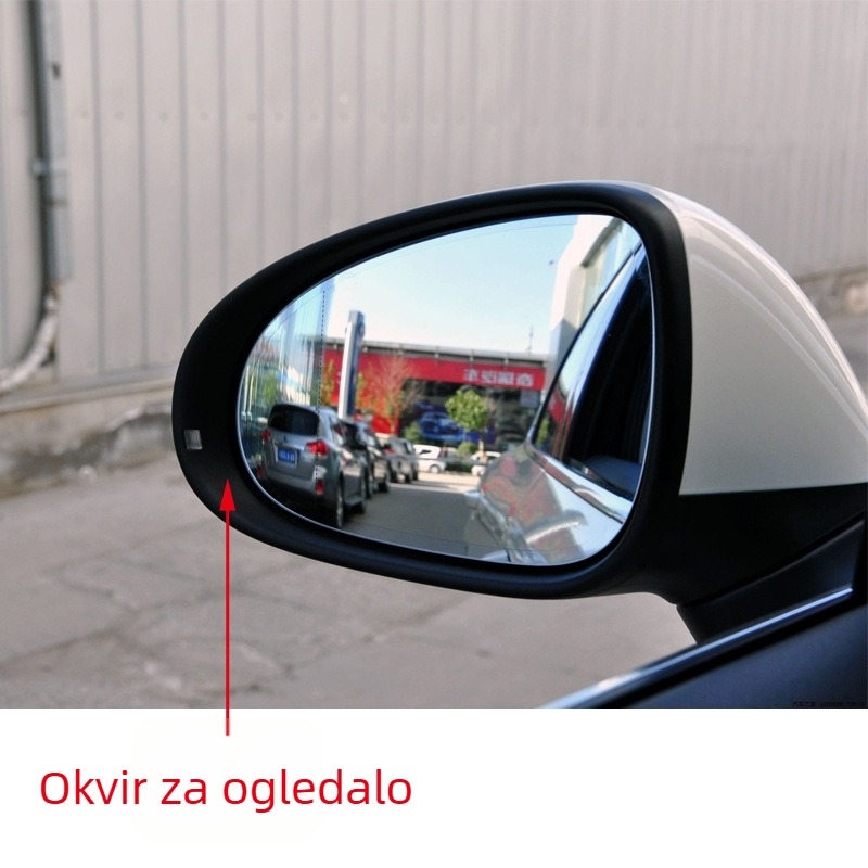 Okvir retrovizora za Volkswagen Touareg 2011–2018, sferično ogledalo, ABS kućište