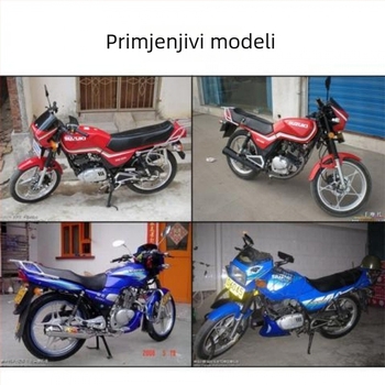 Retrovizor motocikla, kvadratni, GS125 kompatibilan, plast i staklo, brend Mogelon