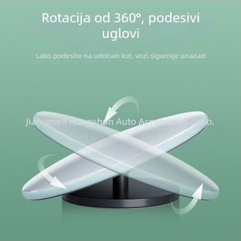 Automobilsko retrovizor – sferično stakleno ogledalo, model ACP-002, univerzalno, 360° širok kut pogleda