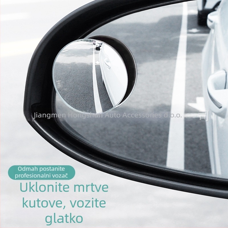 Automobilsko retrovizor – sferično stakleno ogledalo, model ACP-002, univerzalno, 360° širok kut pogleda