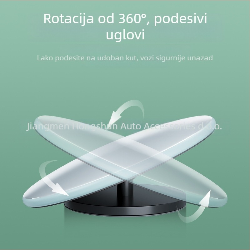 Automobilsko retrovizor – sferično stakleno ogledalo, model ACP-002, univerzalno, 360° širok kut pogleda