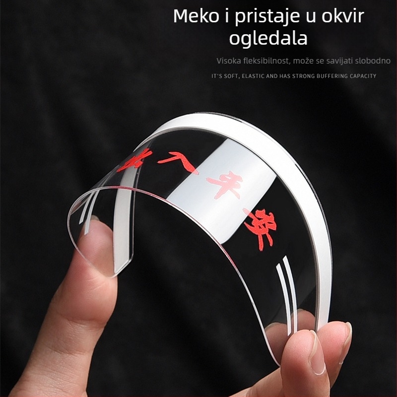 Štitnik kišnog retrovizora – PVC, ljepilo montaža, opća kompatibilnost, automatski mjenjač, 2 komada