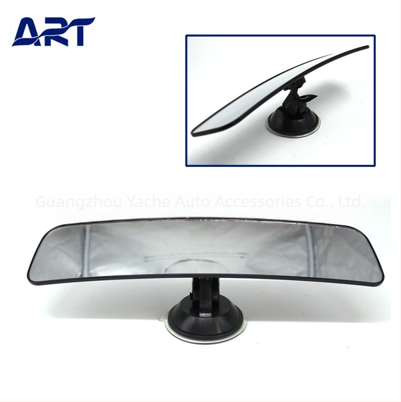 Unutarnji auto retrovizor sa vakuum pričvršćivanjem, model 3113, ogledalo dvostrukog zakrivljenja, ABS kućište, stakleni poklopac