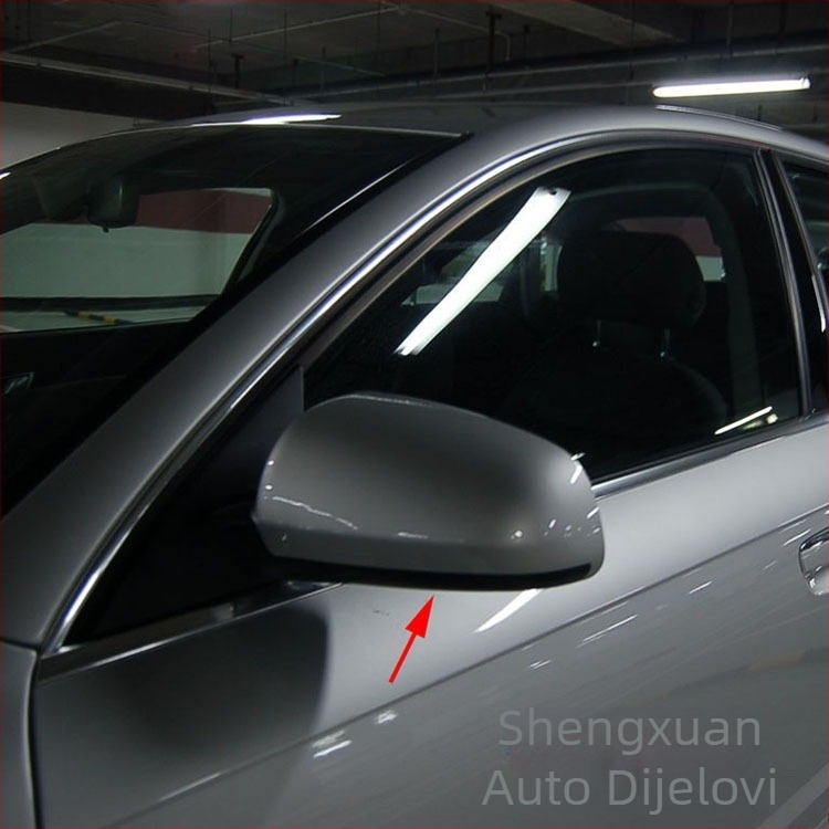 Donje kućište retrovizora za Audi A4/A6 (B6/B7/C6, 05-08); ABS kućište, staklano ogledalo, sferni tip, 12V