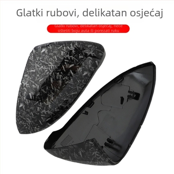 Korpus retrovizora (snap-on), model DZ031-1, ravno ogledalo, kućište ABS+PC, za Golf 7 MK7 7.5 GTI R GTE GTD