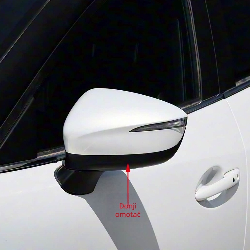 Mazda CX-4 (2016–2021) Donji poklop kućišta retrovizora s reflektorom, ABS kućište, sferično ogledalo, 12V