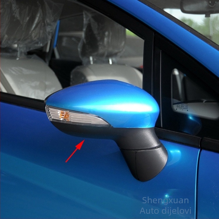 Donji kućište retrovizora za Ford Fiesta MK7 (09-15) – donji poklopac retrovizora, ABS, staklo, 12V