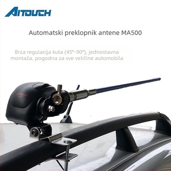 Aitouch Električna Uzdignuta Antena za Automobil – za SUV-ove i Kamione, Ugradnja na Vozilo, Sklopiva Antena, Protiv Hrđe, Pametan Krov
