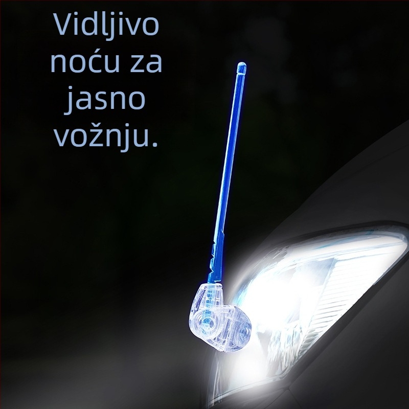 YAC teleskopska automobilska antena, univerzalna za Magic Speed H3, montaža ljepilom