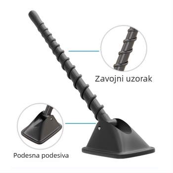 Dekorativna antena za krov automobila - univerzalna kompatibilnost, montaža ljepilom, pogodno za sve modele, marka Carfu