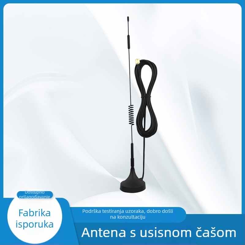 BXT vanjska LTE antena za auto s usisnom čašom, pojasevi 698–960 / 1710–2690 MHz, SWR ≤ 2, dobitak 5