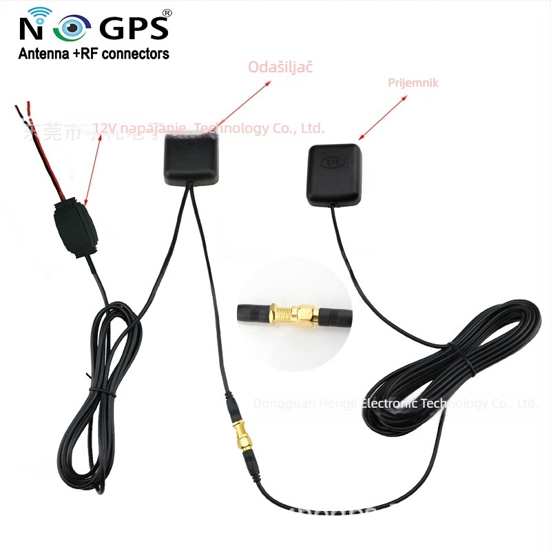 GNSS antena BeiDou za vozilo, navigacijski modul, keramični čip, GPS satelitsko pozicioniranje, aktivna