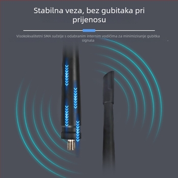 Automobilska DAB/FM digitalna antena za auto – vanjska antena za pričvršćivanje ljepilom, ovlaštena privatna marka: Da