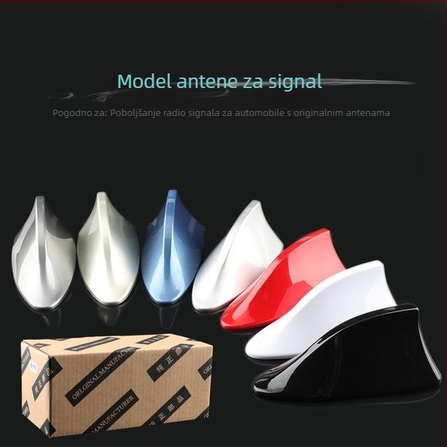 Automobilska antena u obliku ajkine peraje YJH-SK013 sa zvučnim tonom signala, krovna antena, bez bušenja