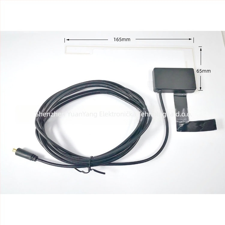Automobilska DAB/FM/AM digitalna antena — Raspon frekvencija: 174–240 / 1452–1492 MHz; Dobitak: 15 dB ±3 dB; L‑Band dobitak: 18 dB ±3 dB; Izlazna impedancija: 50 Ω; SWR ≤ 2