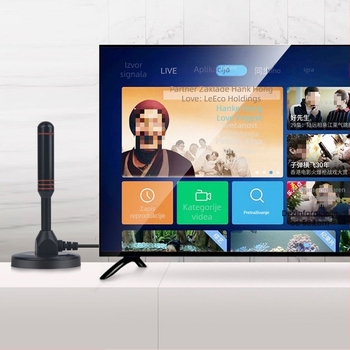 DTMB digitalna TV antena – unutarnja i vanjska upotreba, univerzalna, HD prijem signala