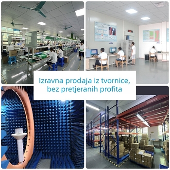 Omnidirekcionalna antena 2,4 GHz, dobitak 3 dBi, impedancija 50 Ω, kabel 3 m, držač sa usisnom čašom