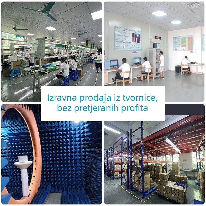 Omnidirekcionalna antena 2,4 GHz, dobitak 3 dBi, impedancija 50 Ω, kabel 3 m, držač sa usisnom čašom