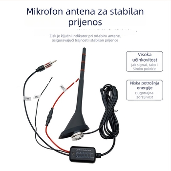 Automobilska antena s Bluetooth MP3 i FM radiom – model SY-600-W12-FM-5ROG2