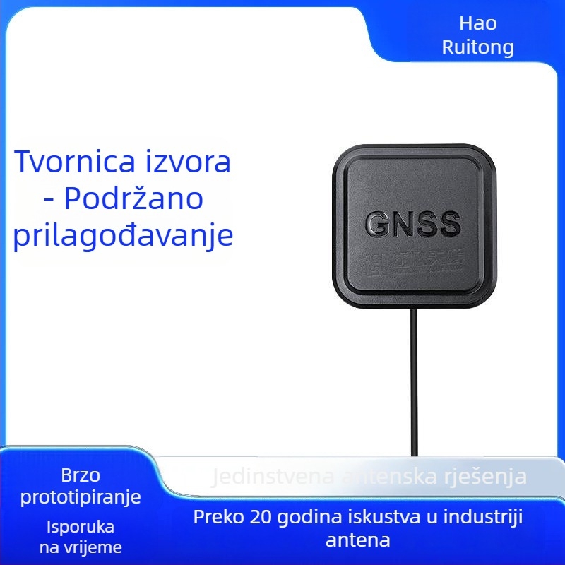 Haoruitong Vanjska GNSS antena visoke preciznosti, aktivna, višefrekvencijska, GPS L1/L2/L5 BeiDou B1/B2 za montažu na vozilo