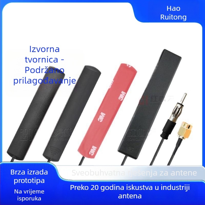 Haoruitong Auto patch antena – 5G/4G kompatibilnost, univerzalno pojačanje signala za radio, FM antena za navigaciju i zvuk