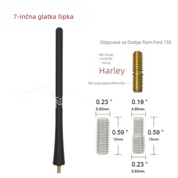 Automobilska antena za RAV4, Chevrolet, CR-V, RAM i F-150 – modificirana