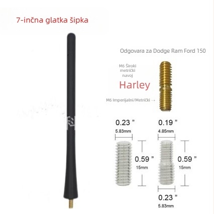 Automobilska antena za RAV4, Chevrolet, CR-V, RAM i F-150 – modificirana