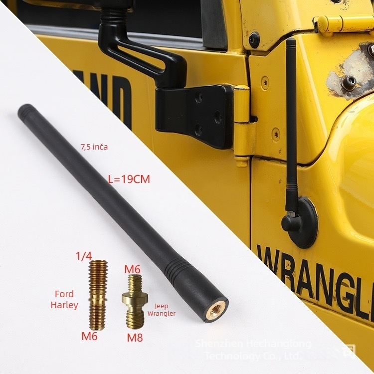 Auto antena radio za Toyota Tacoma i Jeep Wrangler TJ/JK | 12V | 1A | Plug-in montaža | trajnost 5 godina